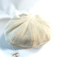 CHANEL Cashmere Newsboy Cap Coco Mark