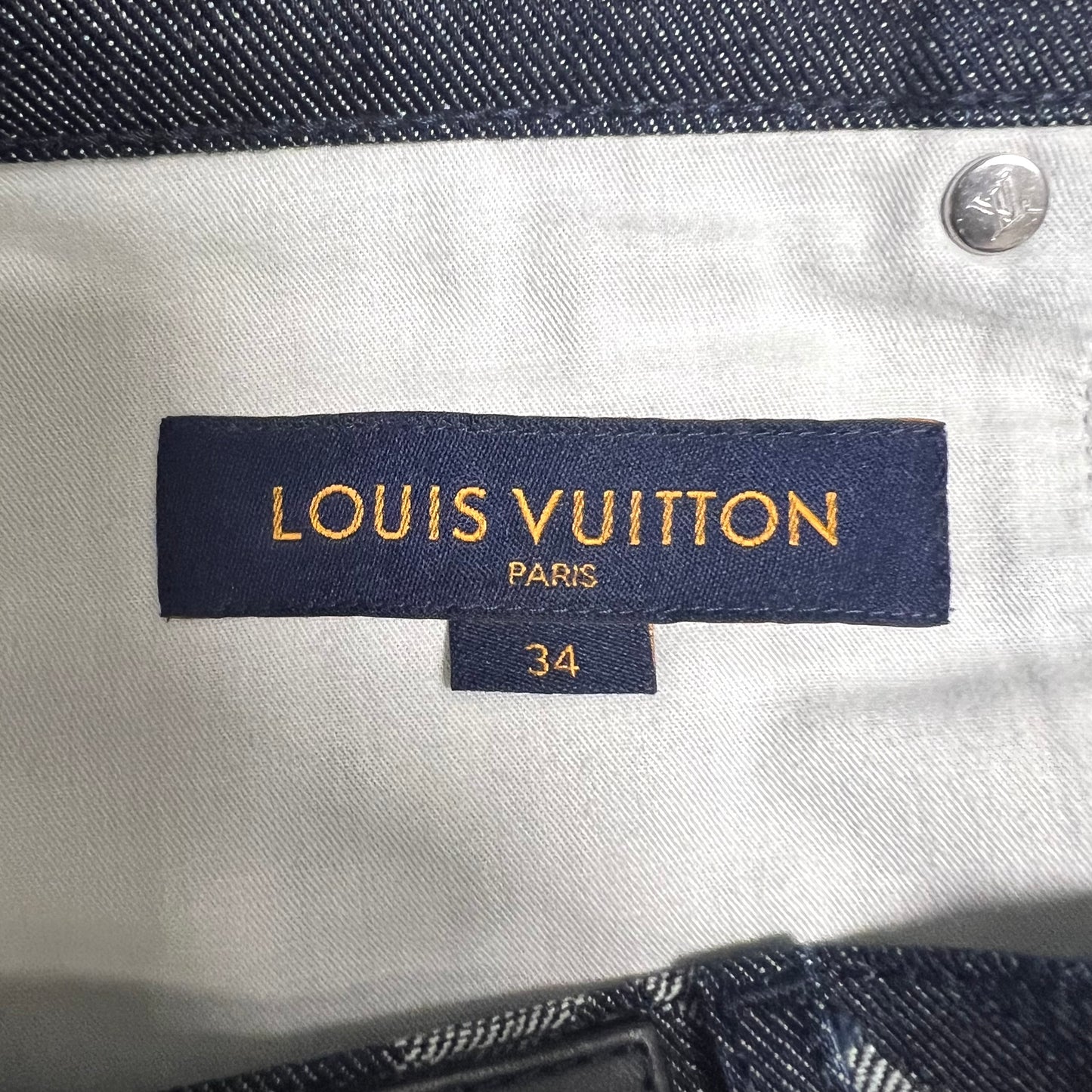 LOUIS VUITTON 20SS デニムパンツ　ジーンズ　チェーン柄