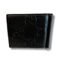 GUCCI Money Clip Folding Wallet GG Pattern