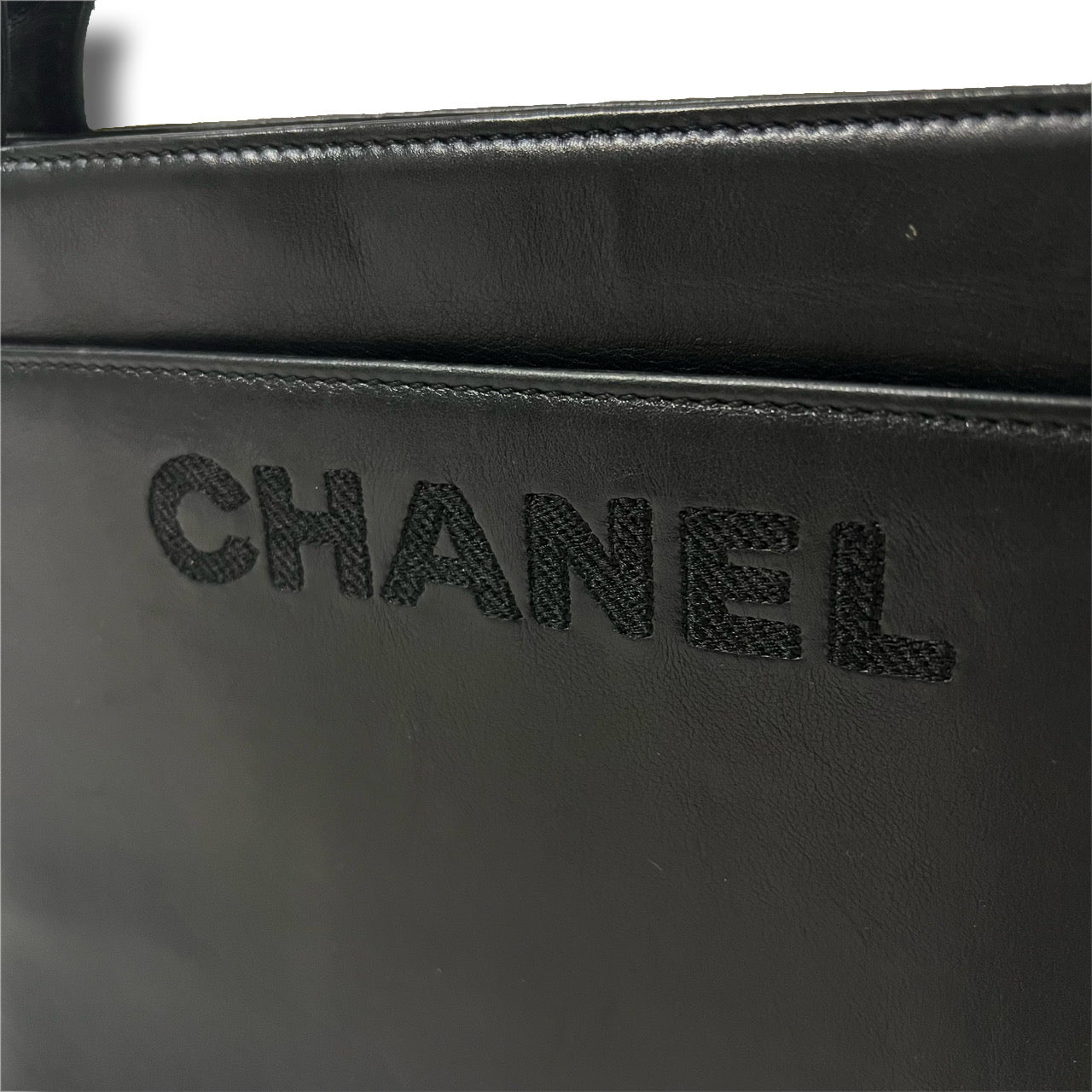 CHANEL Chanel handbag shoulder tote lambskin