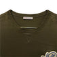 MONCLER モンクレール Tシャツ　ダブルワッペン　カーキ