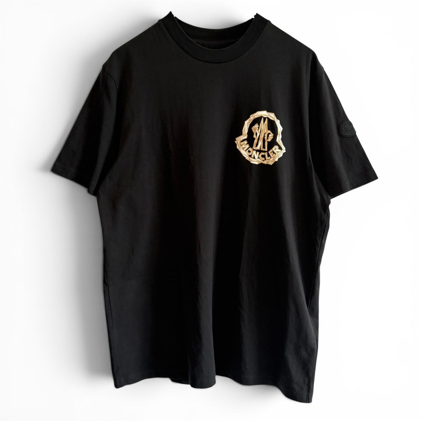 モンクレール Tシャツ ロゴプリント 肩ロゴ