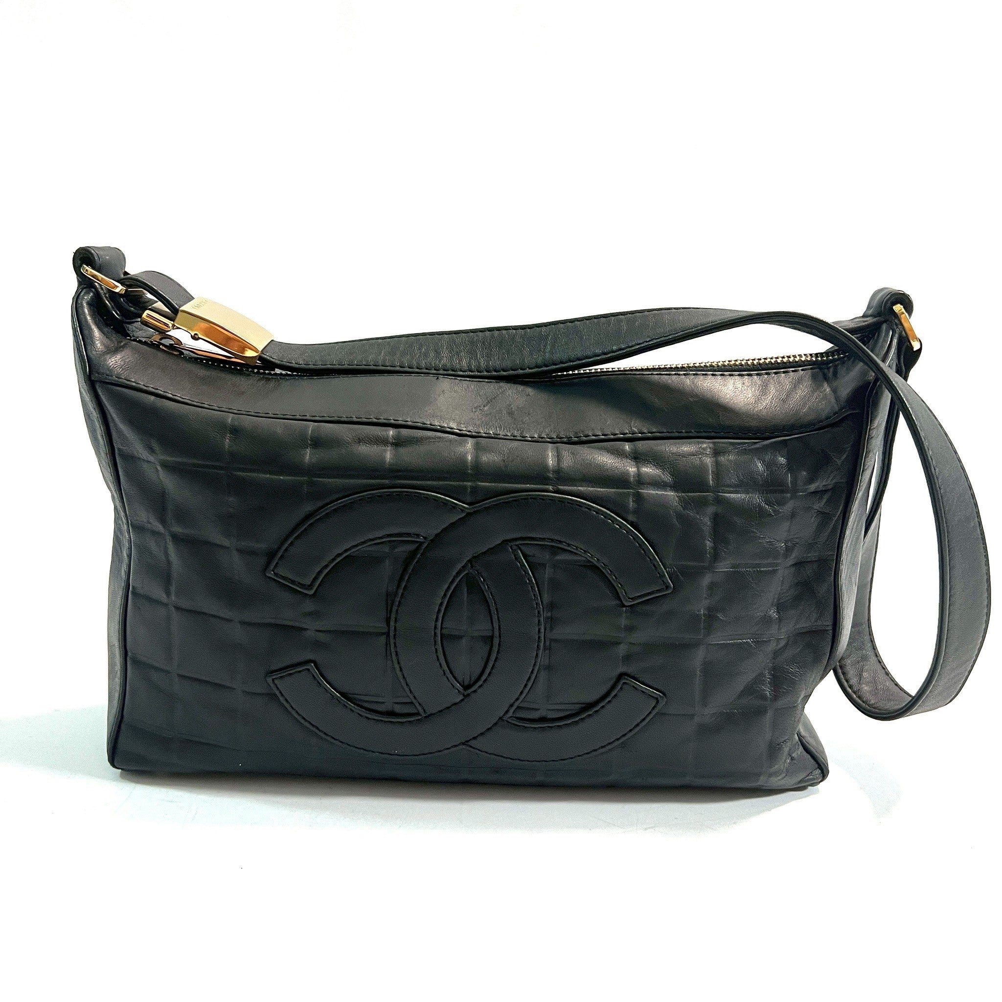 CHANEL シャネル ワンショルダーバッグ チョコバー デカココ