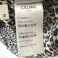 CELINE セリーヌ　エディ期　半袖シャツ　開襟　レオパード