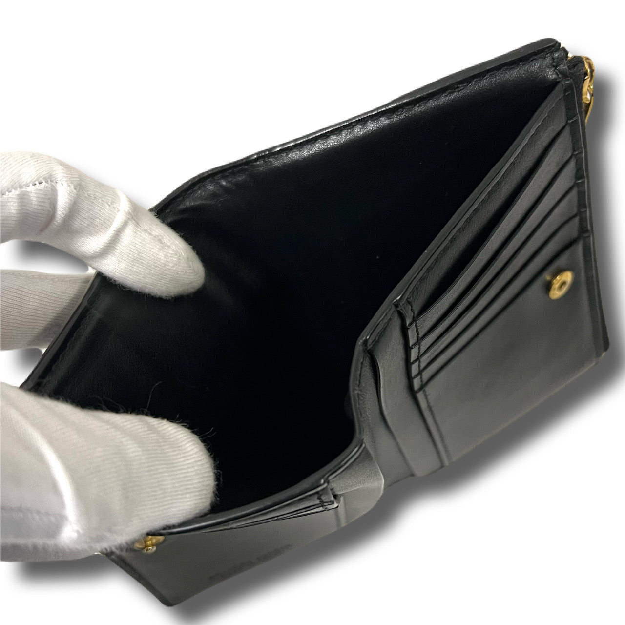 Bottega Veneta Maxi Intrecciato Folding Wallet