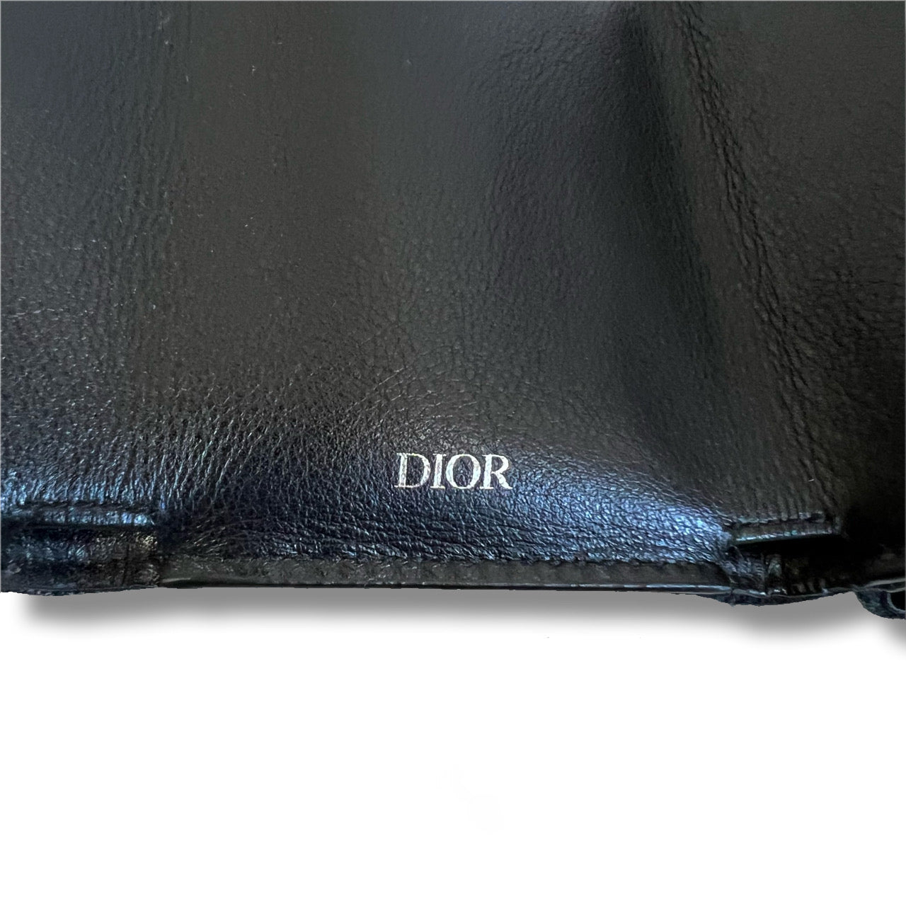 DIOR クリスチャンディオール　折り財布　オブリーク