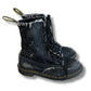 OFF-WHITE × Dr.Martens オフホワイト×ドクターマーチン　ブリーチデニムブーツ　ブラック