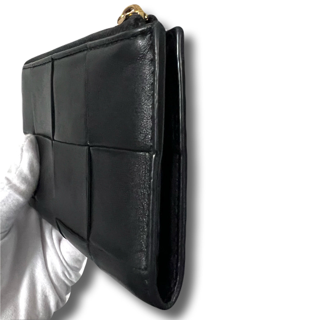 Bottega Veneta Maxi Intrecciato Folding Wallet