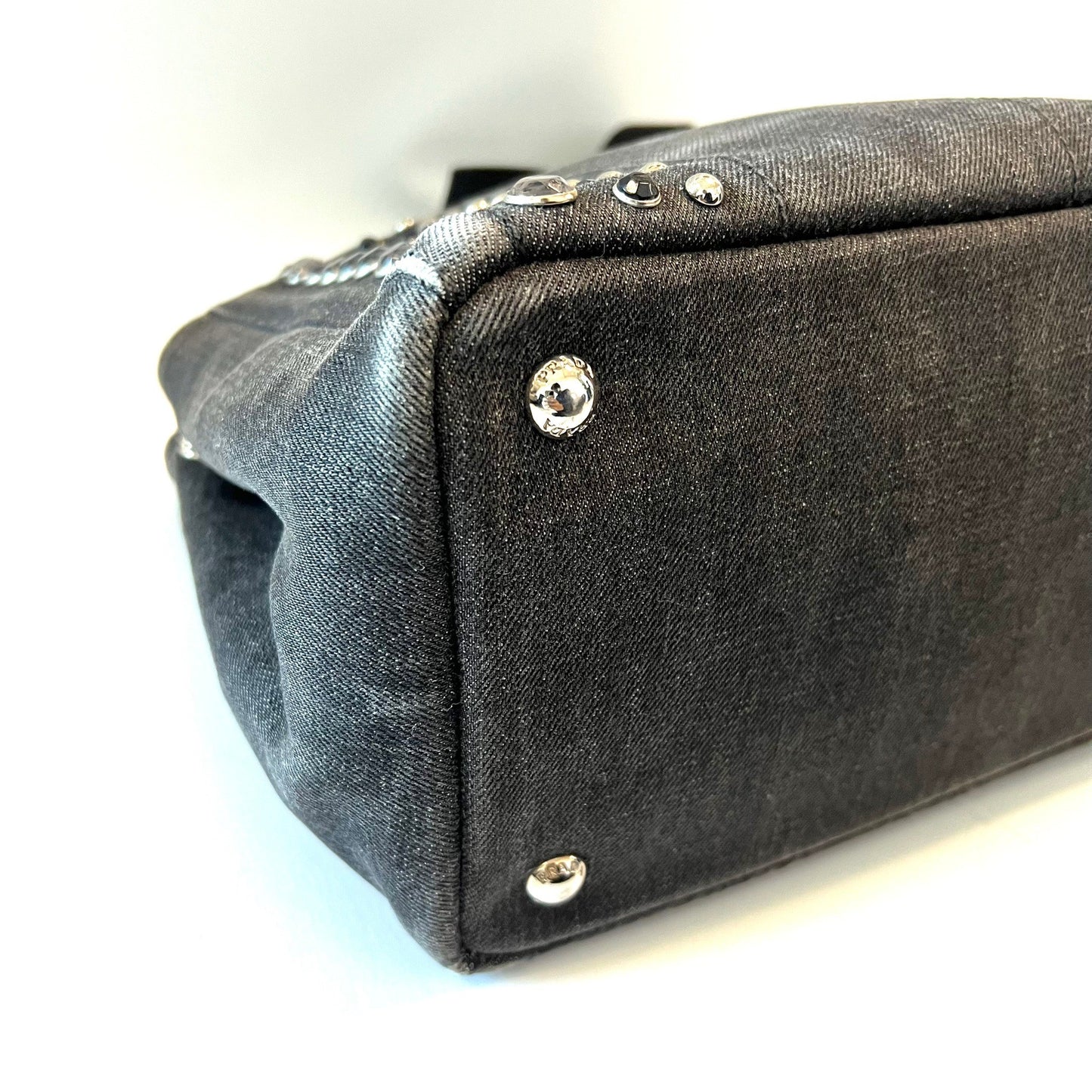 PRADA プラダ ビジュー カナパ トートバッグ 2WAY