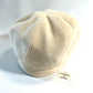 CHANEL Cashmere Newsboy Cap Coco Mark