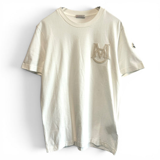 モンクレール 現行 Tシャツ モノグラムパッチ