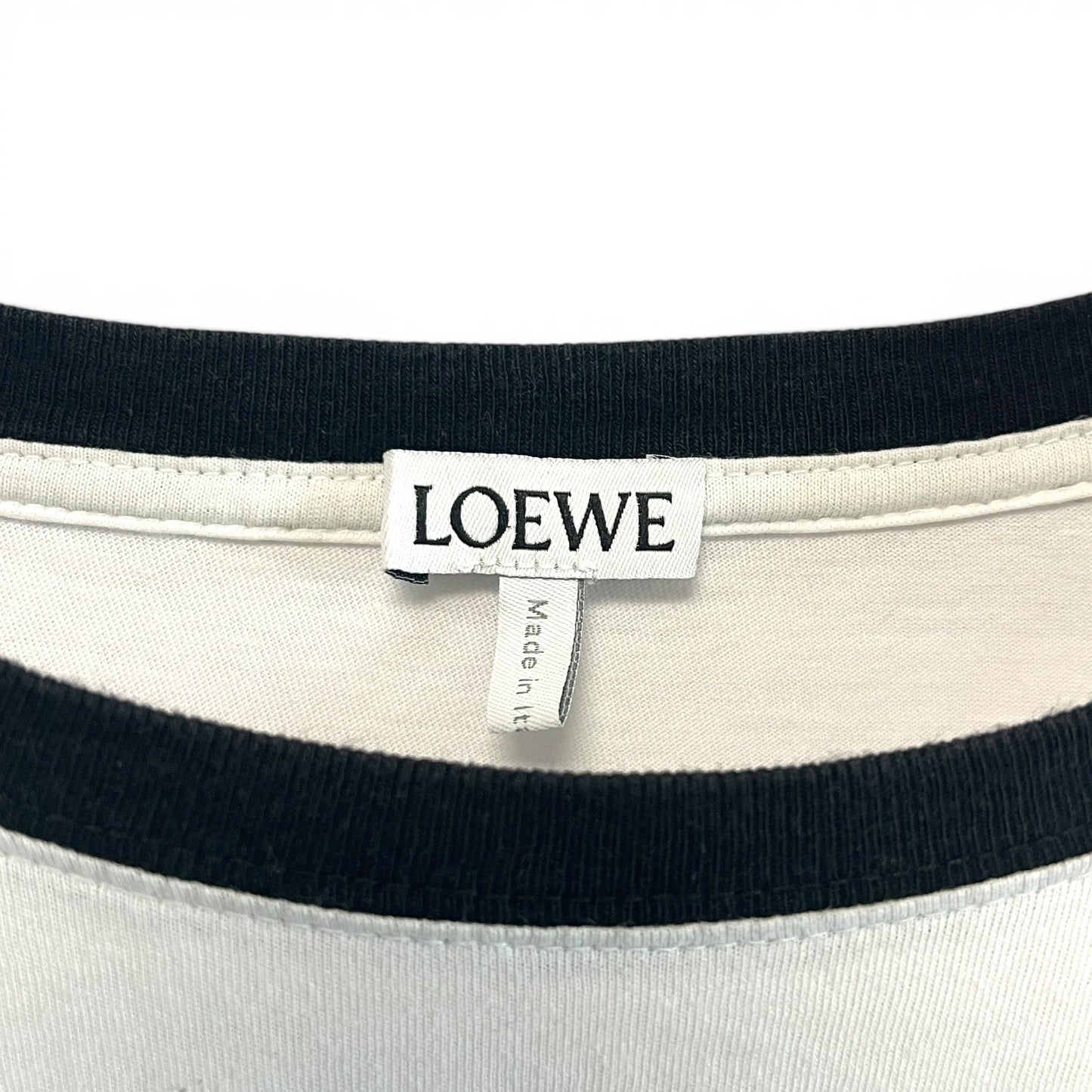 ロエベ リンガーTシャツ アナグラム刺繍