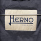HERNO Hooded down coat with wool inserts