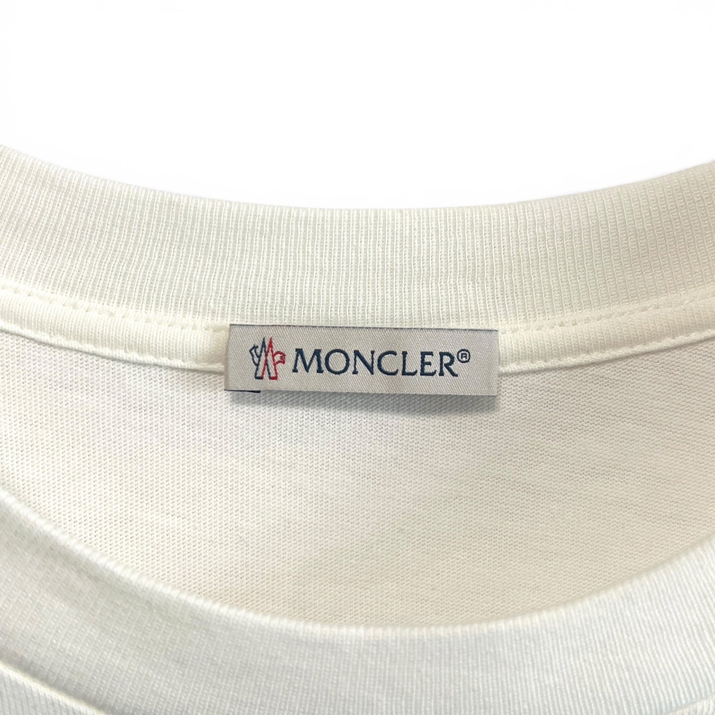 モンクレール 現行 Tシャツ モノグラムパッチ