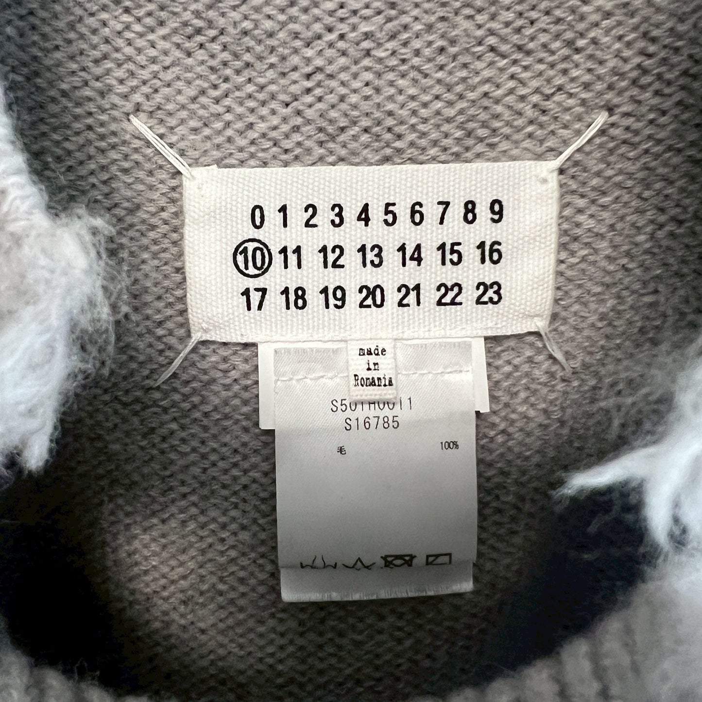 メゾンマルジェラ 19SS ダメージニットベスト