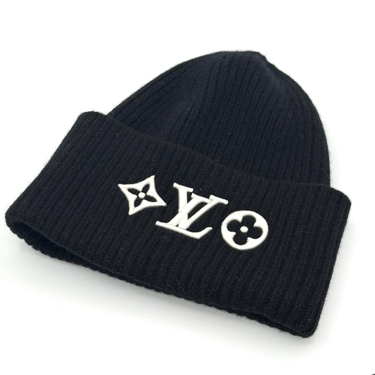 ルイヴィトン ニット帽 LV ヘッドライン