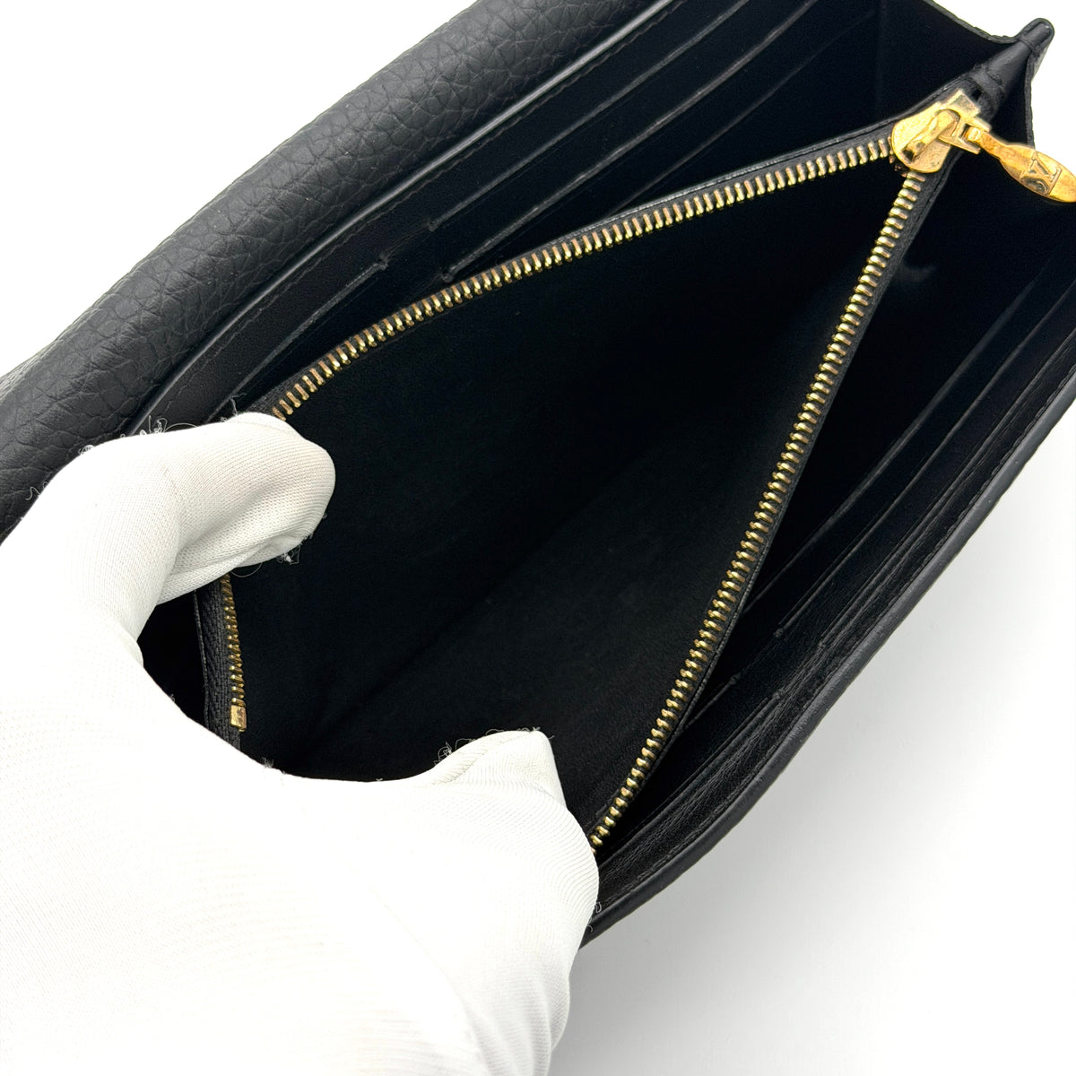 ルイヴィトン 長財布 ポルトフォイユ カプシーヌ トリヨン