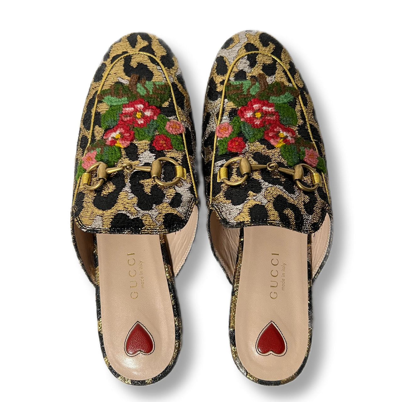 GUCCI グッチ　プリンスタウン　ホースビット　レオパード