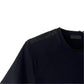 PRADA Prada T-shirt in black nylon with chest pocket and logo plate