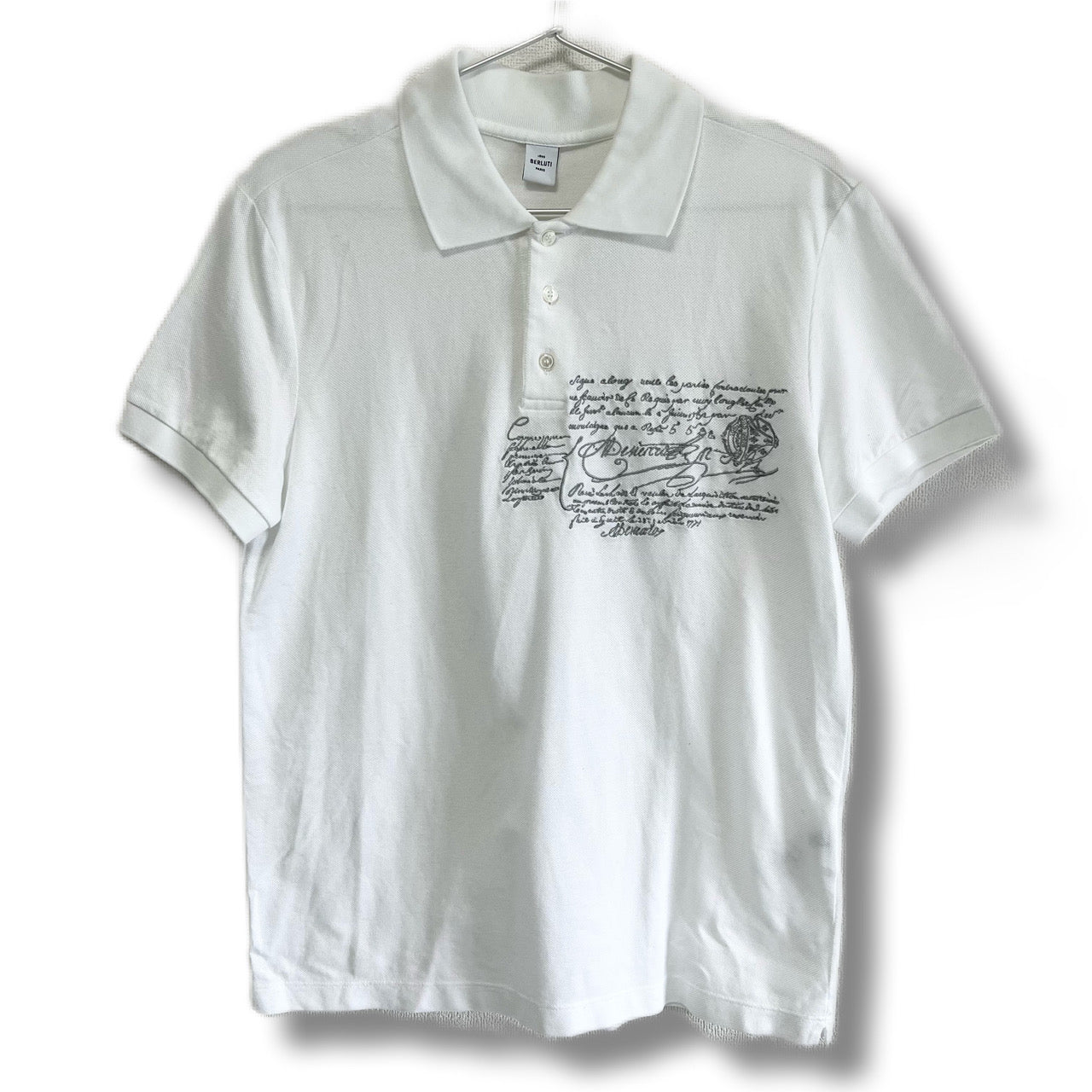 BERLUTI ベルルッティ 19SS ポロシャツ　カリグラフィー　スクリット