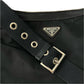 PRADA プラダ　ショルダーバッグ　ナイロン　ポコノ　レザー　サコッシュ　ブラック