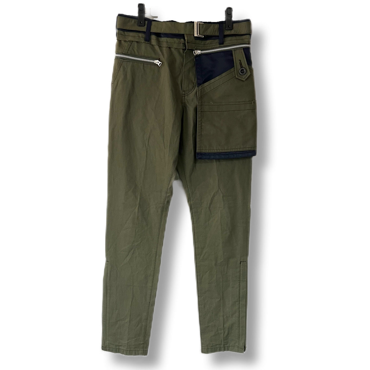 sacai 21aw cargo pants oxford pants