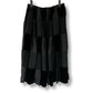 tricot COMME des GARCONS トリコ　ロングスカート　パッチワーク　ブラック