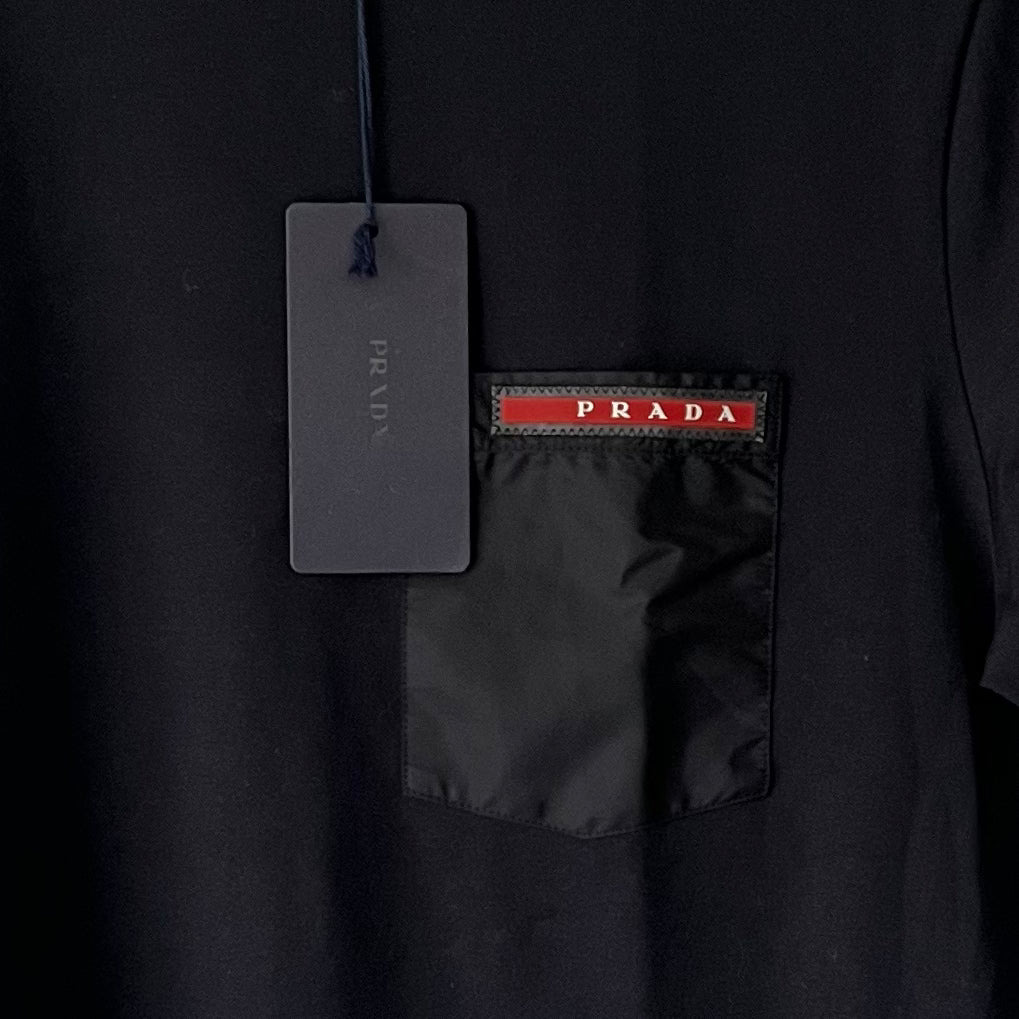PRADA Prada T-shirt in nylon, black