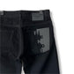 FENDI Pants Bottoms Black Denim Chinos Patch