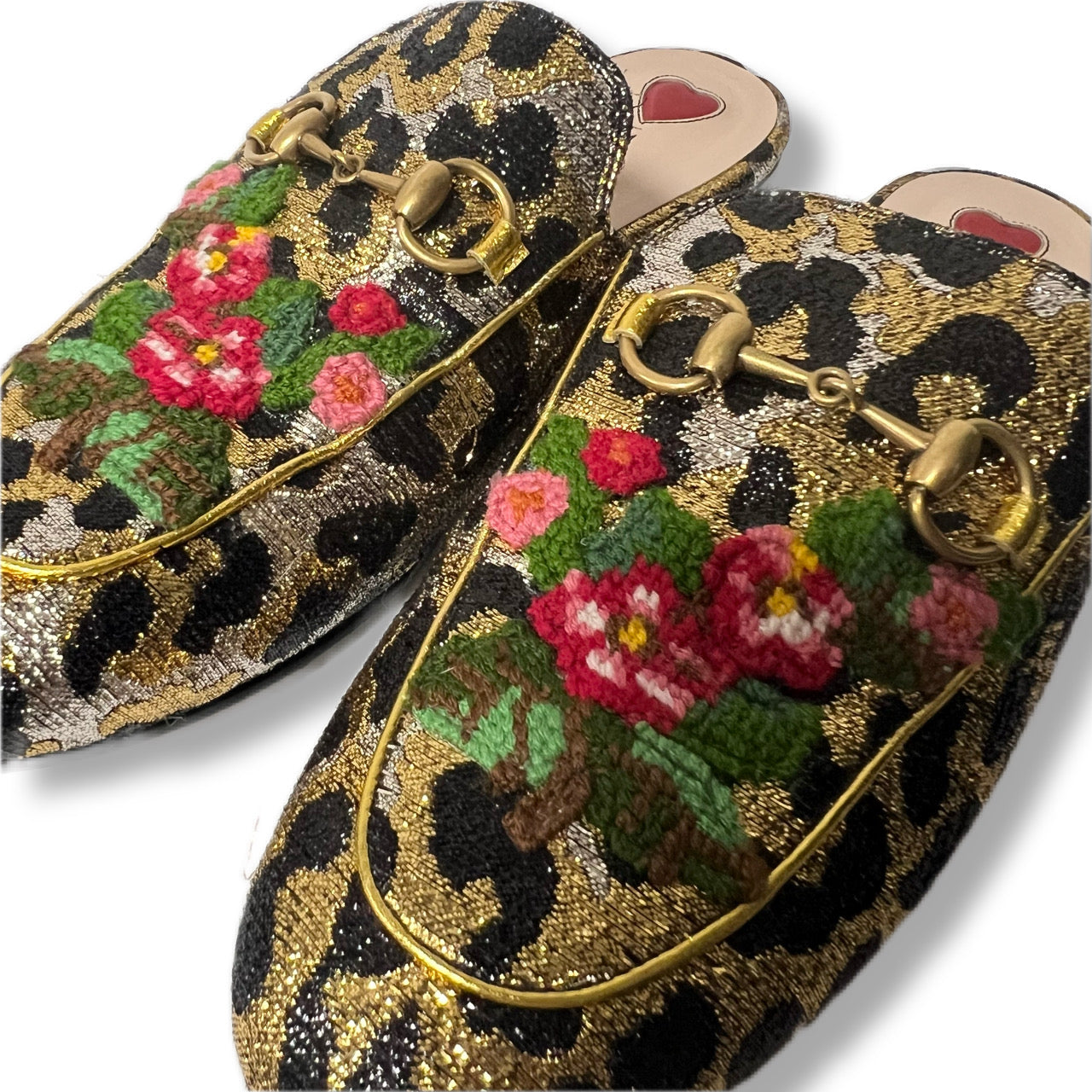 GUCCI グッチ　プリンスタウン　ホースビット　レオパード