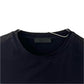PRADA Prada T-shirt in black nylon with chest pocket and logo plate