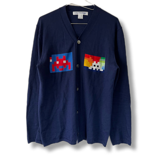 COMME des GARCONS SHIRT コムデギャルソン　22aw カーディガン　インベーダー