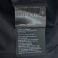 PRADA Prada T-shirt in black nylon with chest pocket and logo plate