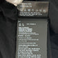 PRADA Prada T-shirt in black nylon with chest pocket and logo plate