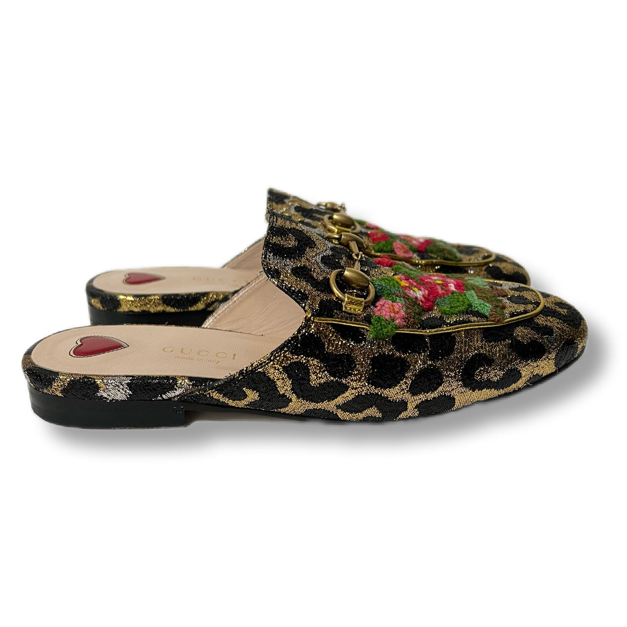 GUCCI グッチ　プリンスタウン　ホースビット　レオパード