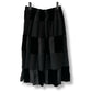 tricot COMME des GARCONS トリコ　ロングスカート　パッチワーク　ブラック