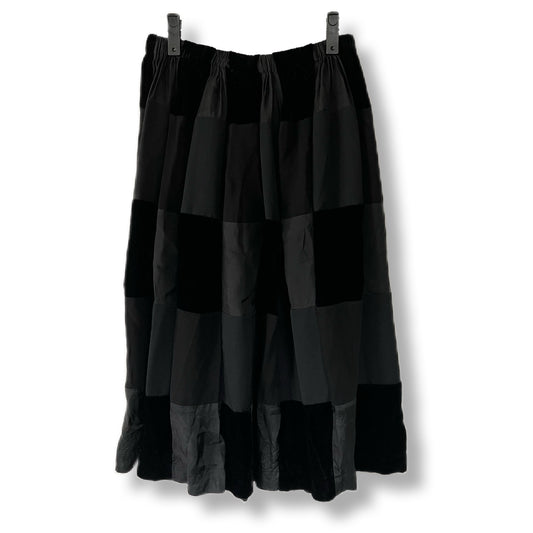 tricot COMME des GARCONS トリコ　ロングスカート　パッチワーク　ブラック
