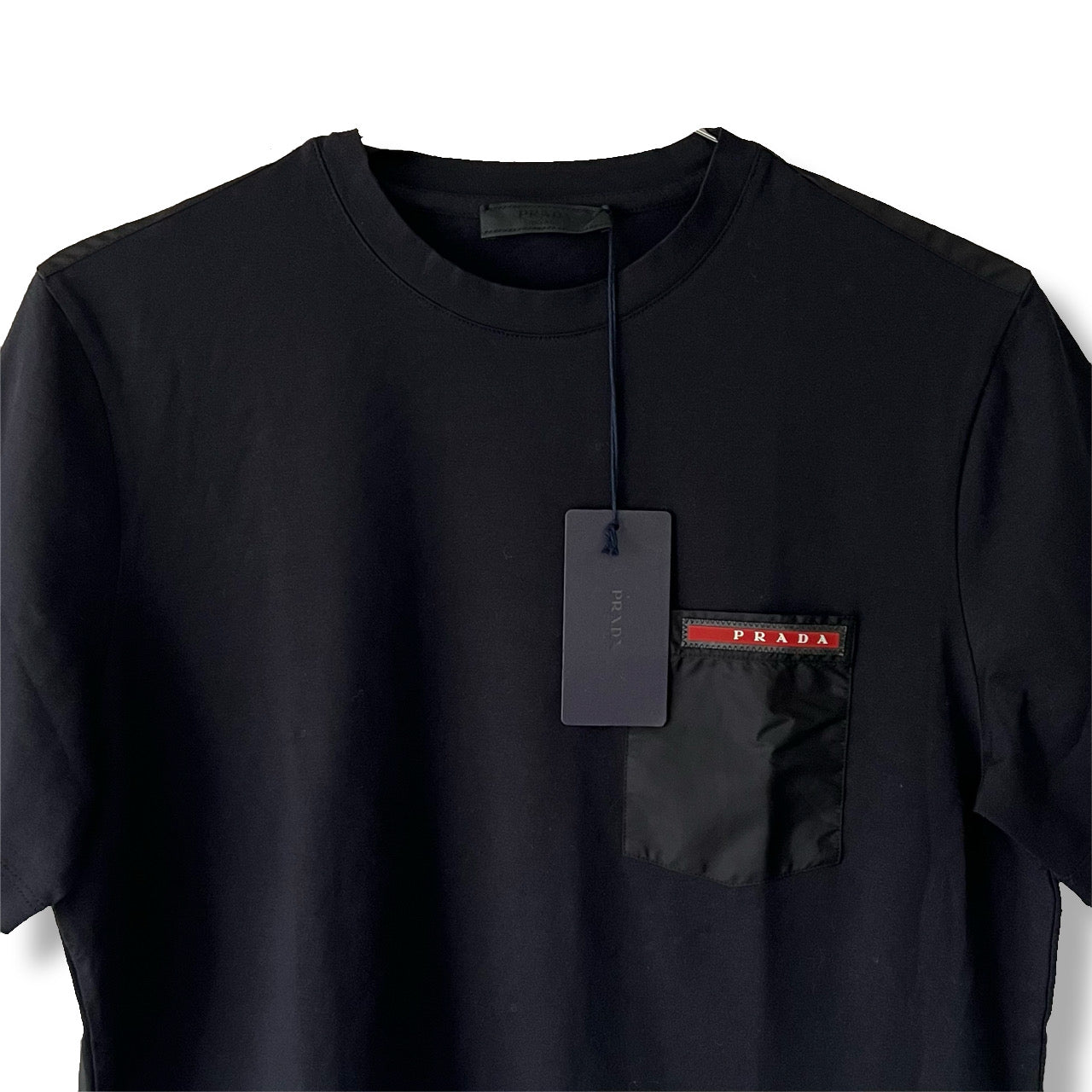 PRADA Prada T-shirt in nylon, black