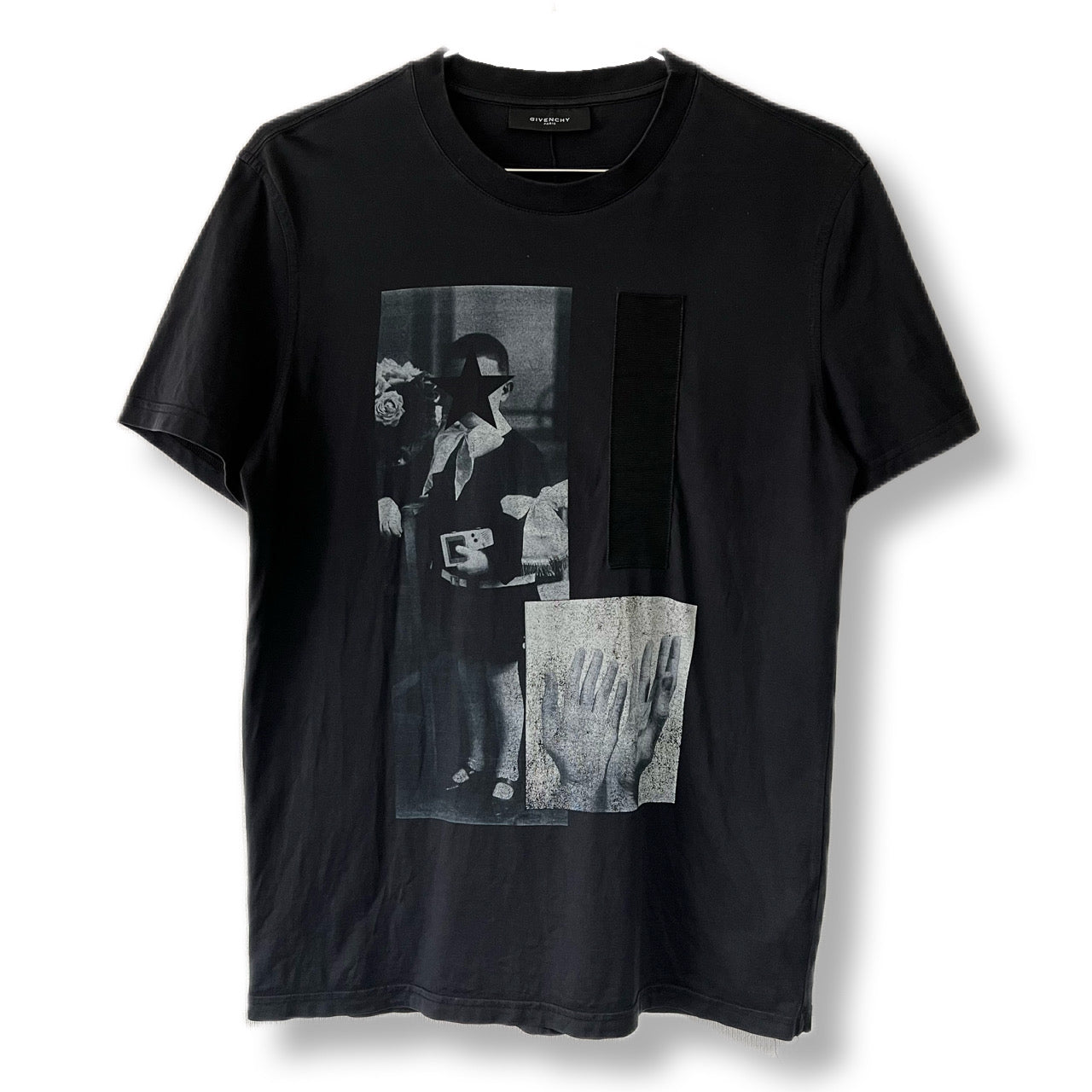 GIVENCHY T-shirt in black with star print