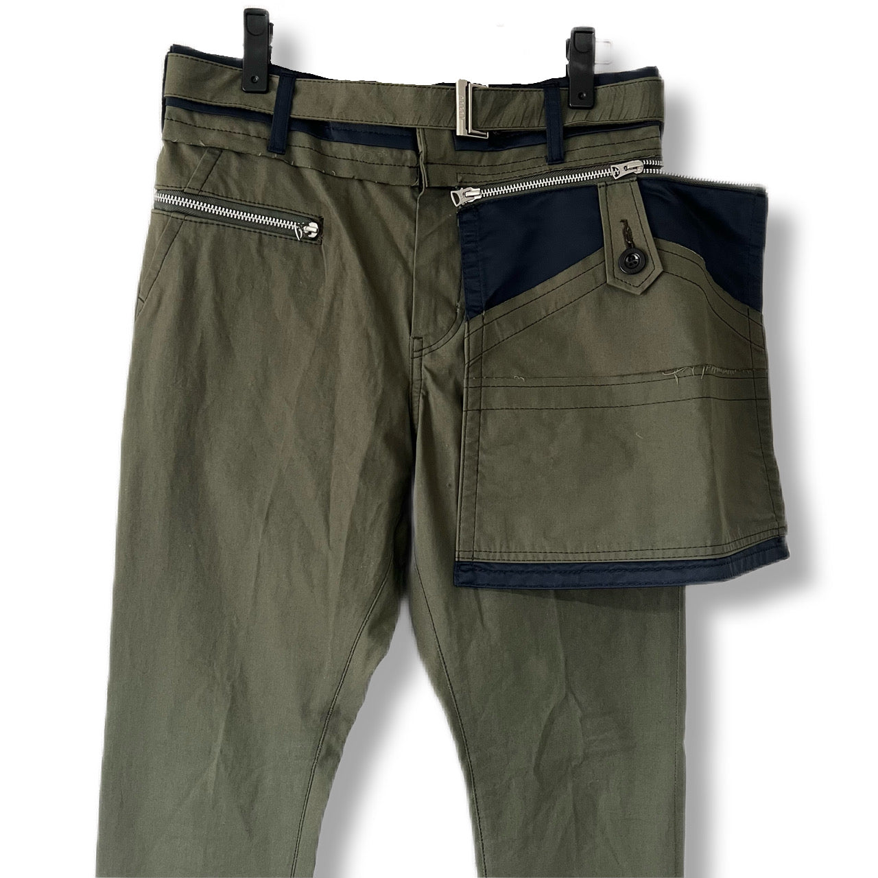 sacai 21aw cargo pants oxford pants