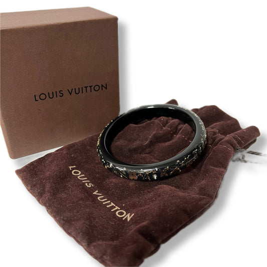 LOUIS VUITTON ルイヴィトン　ブレスレット　バングル　アンクルージョン　ブラスレ　ブラック