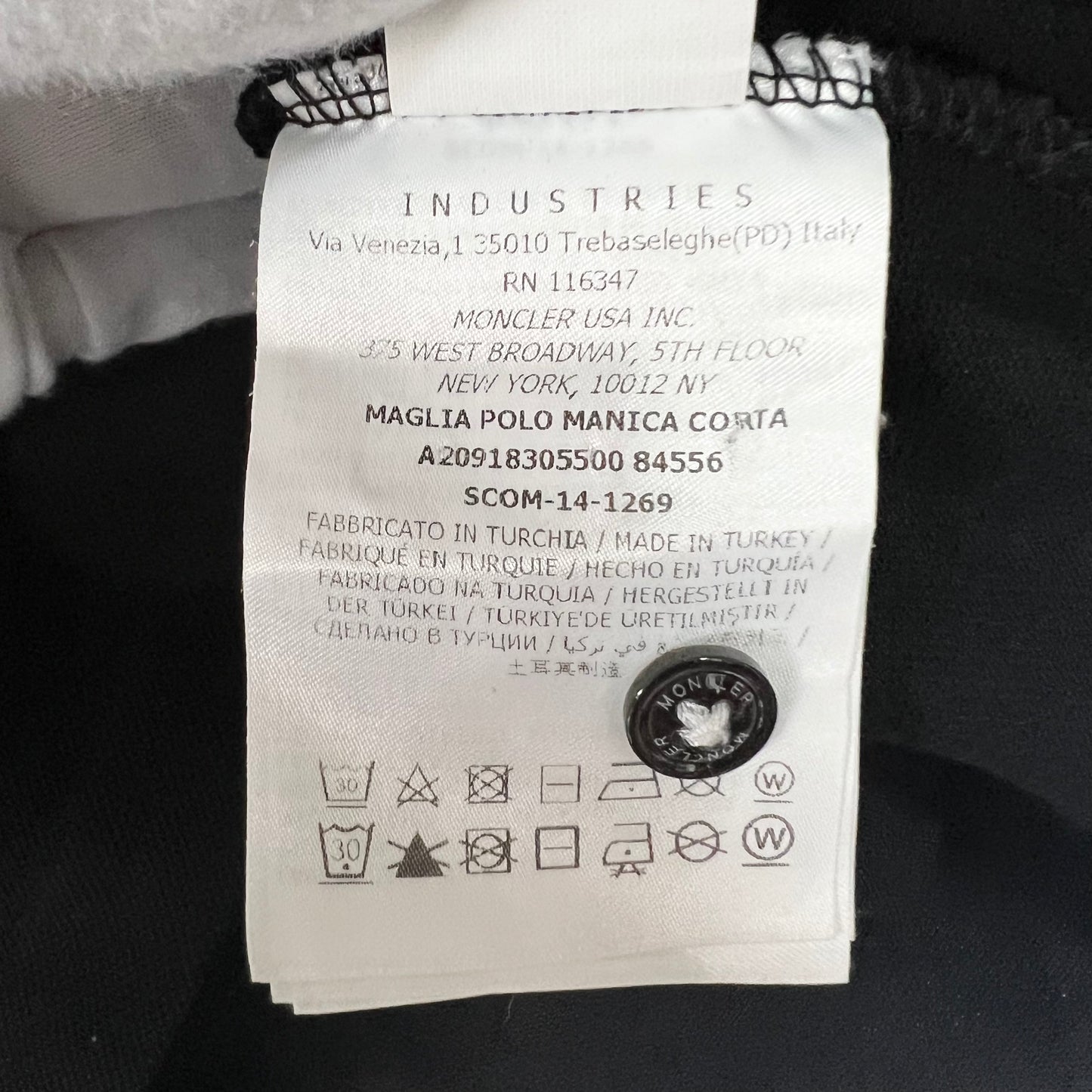 MONCLER Moncler Polo shirt Black