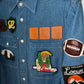 LOEWE denim shirt with anagram patch