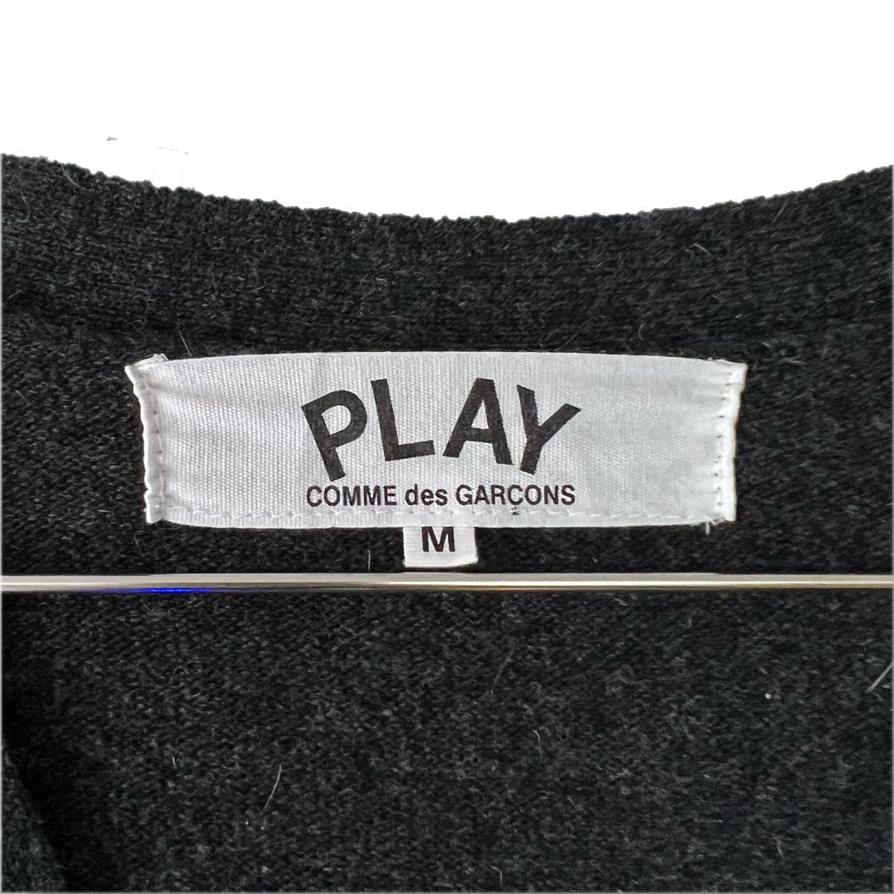 Play Comme des Garcons Cardigan Grey Patch