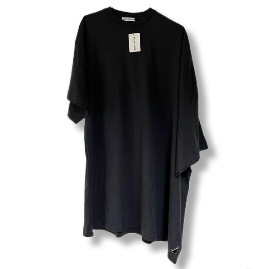 BALENCIAGA バレンシアガ　ビッグTシャツ　アシンメトリー　ブラック　未使用