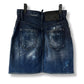 DSQUARED2 Dsquared skirt denim distressed zip