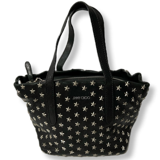 JIMMY CHOO ジミーチュウ　ハンドバック　レザー　スタッヅ