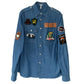 LOEWE denim shirt with anagram patch