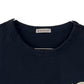 MONCLER T-shirt with double patch, navy, big logo