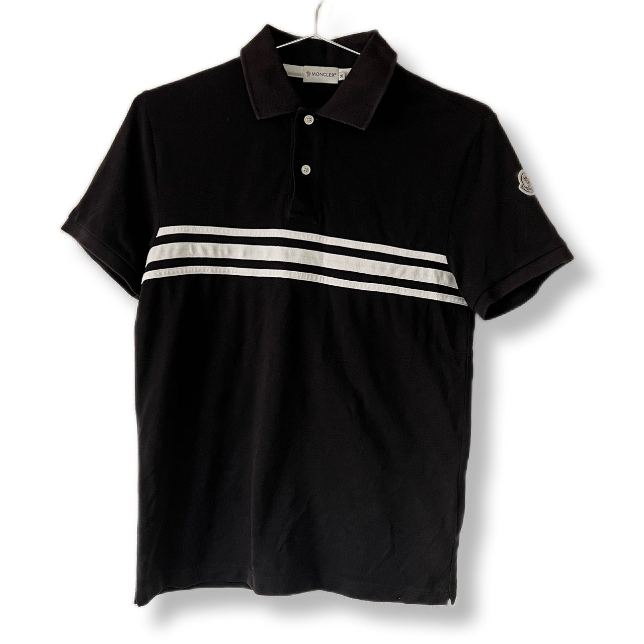 MONCLER Polo shirt black line
